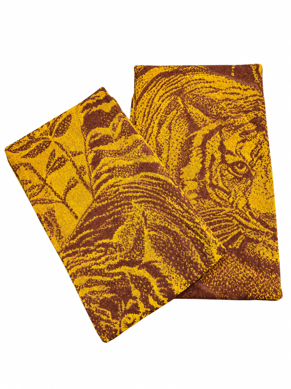 Vintage 1970s Terry Treasure of California Tiger Towel Made in Poland 26x52